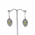 Peridot Silver Earrings