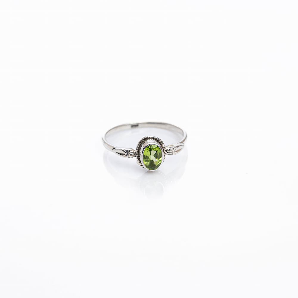 Peridot Silver Ring