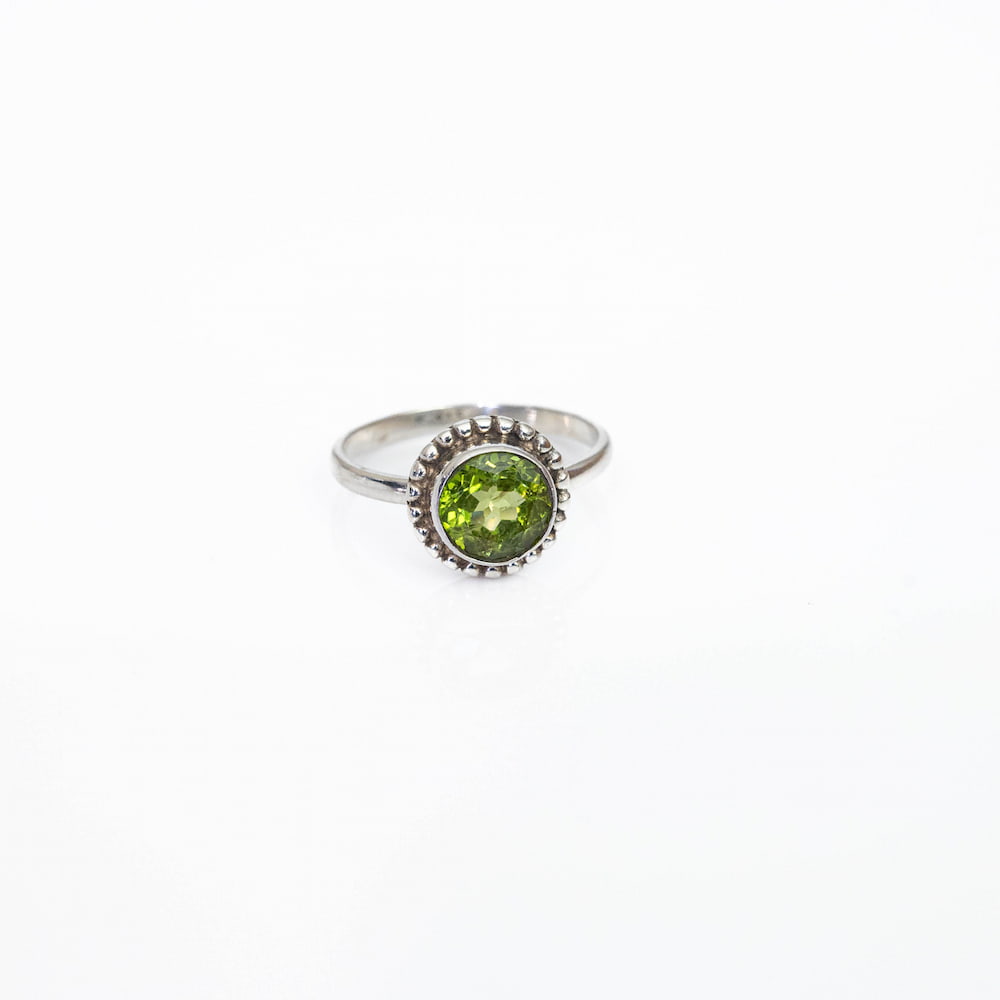Peridot Ring - Silver