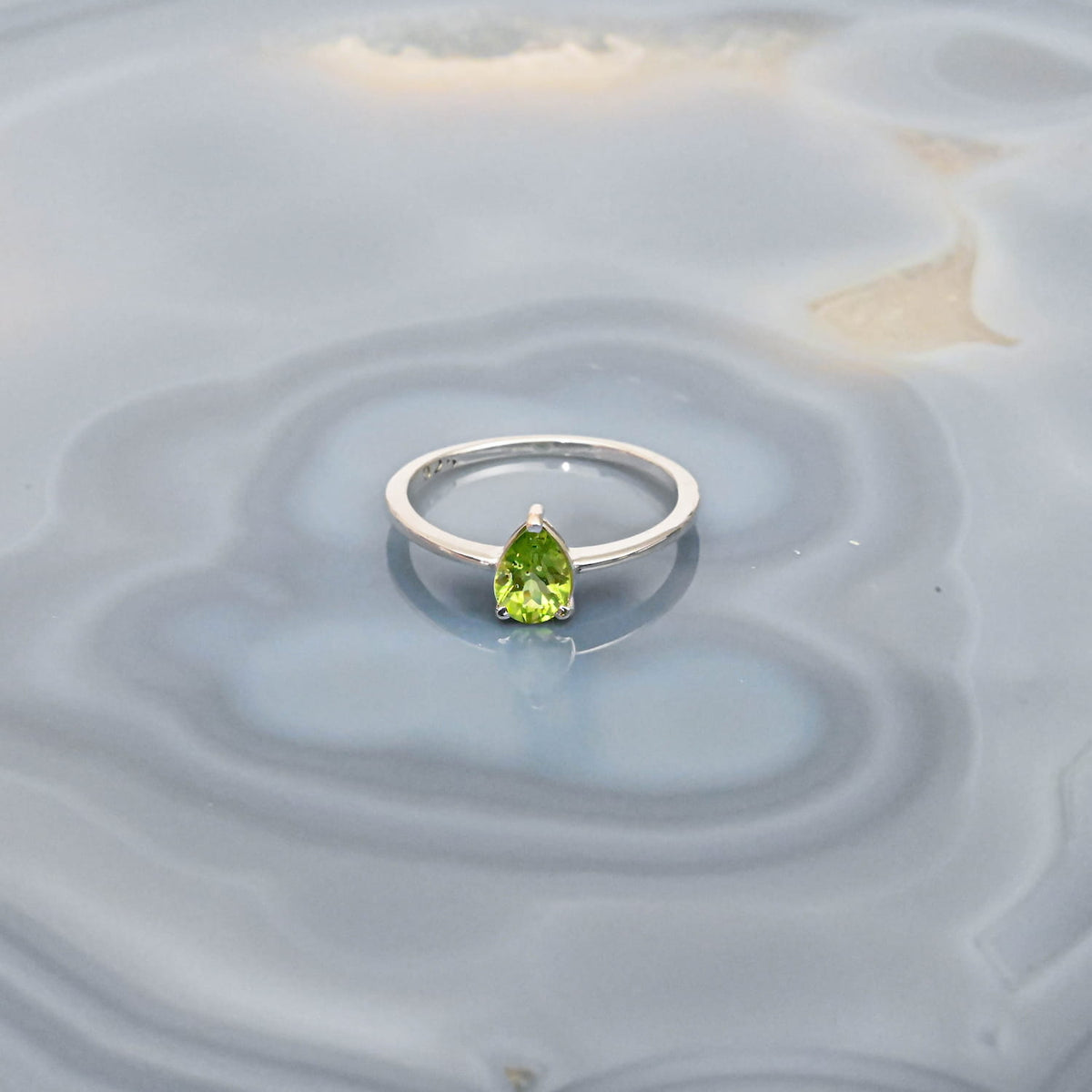 Peridot Silver Ring