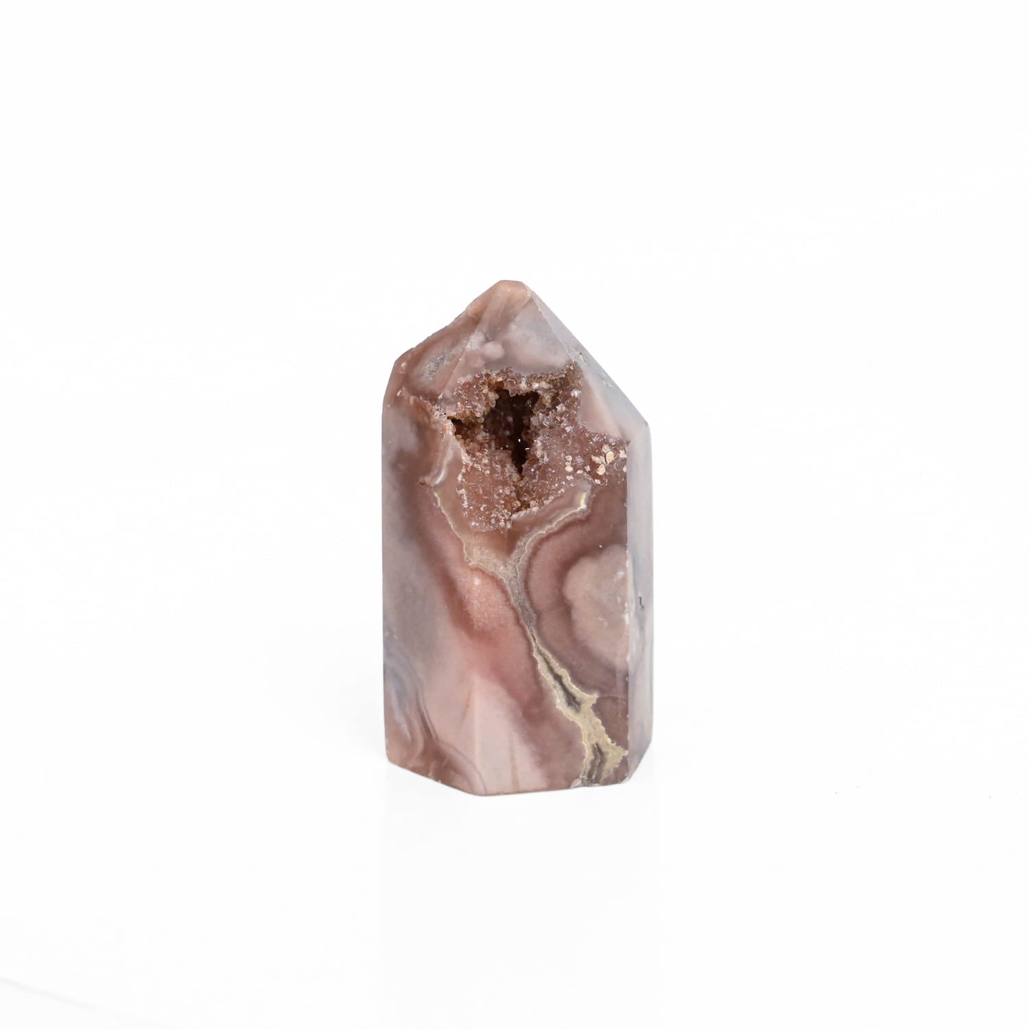 Pink Amethyst Druze Point