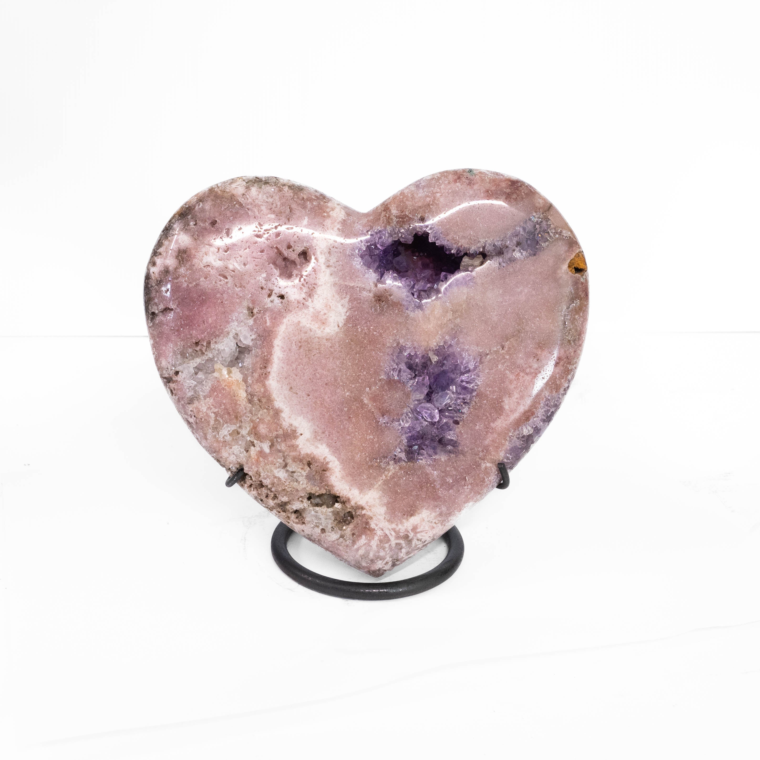 Pink Amethyst Heart