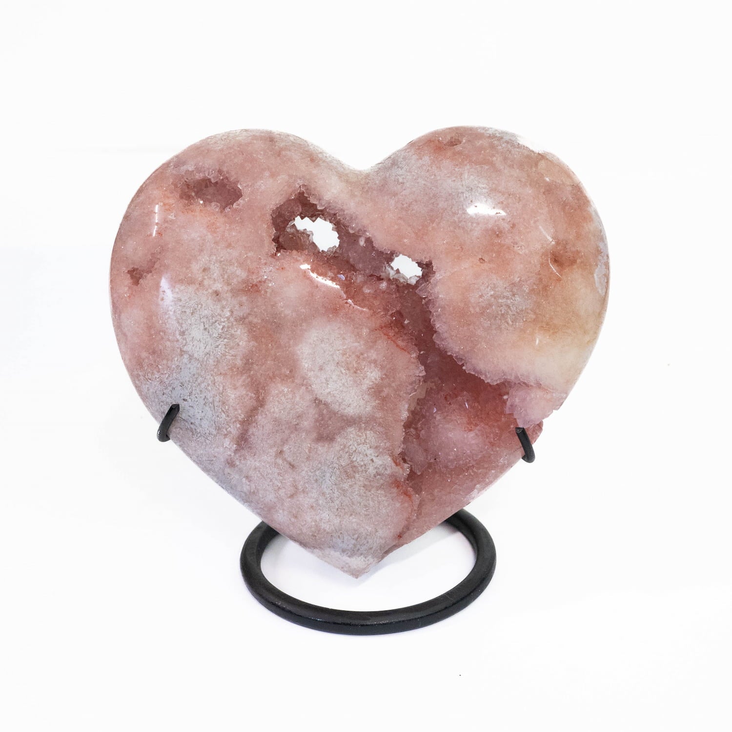 Pink Amethyst Heart