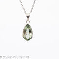 Green Amethyst (Prasiolite) Pendant - Silver