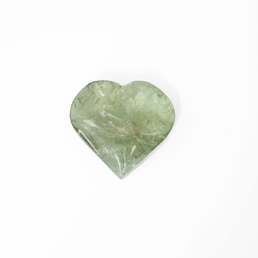 Green Amethyst Heart