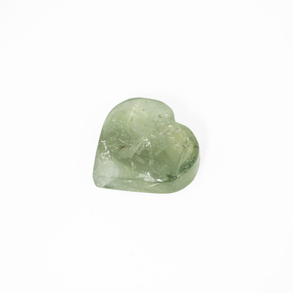 Green Amethyst Heart
