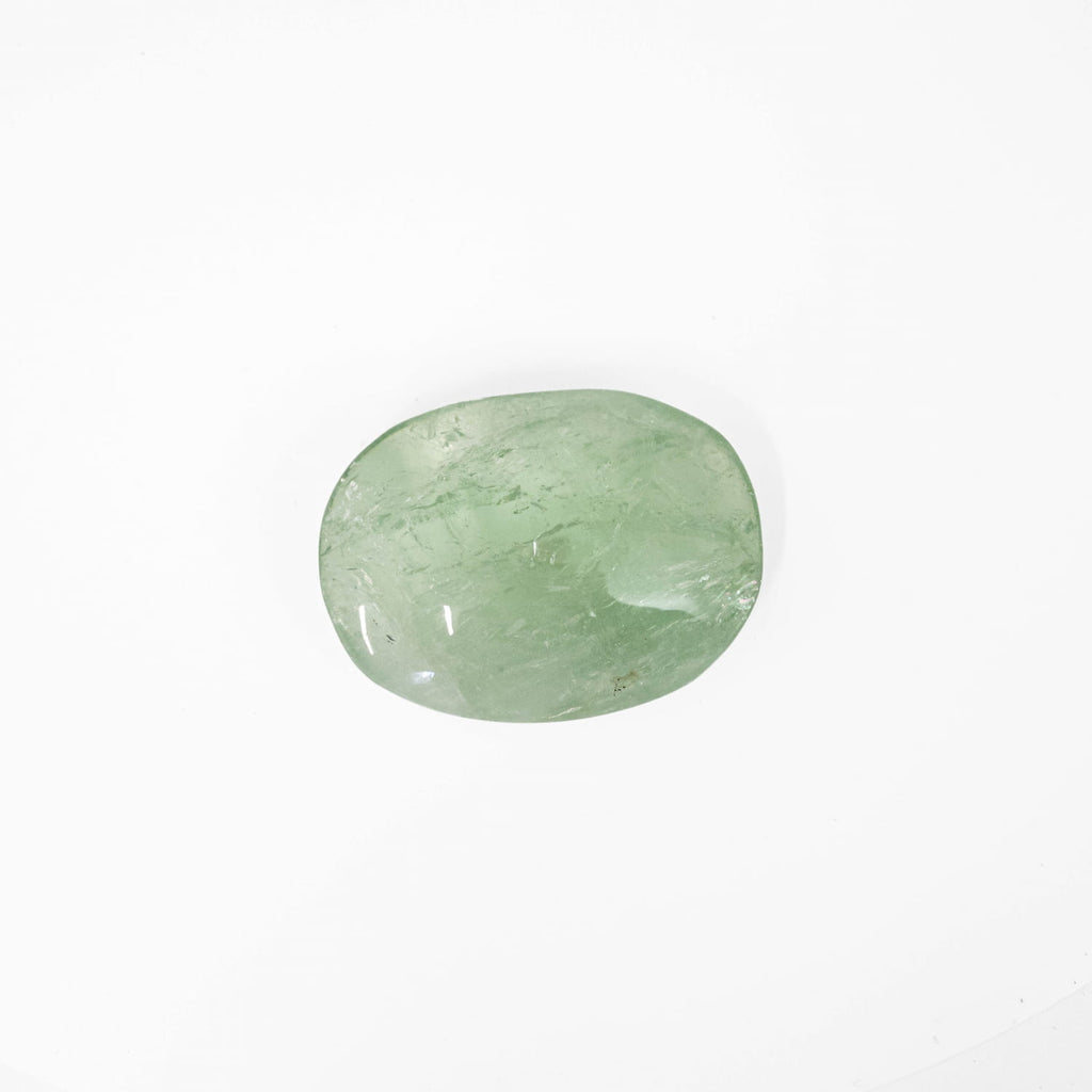Green Amethyst Palm Stone (Prasiolite)