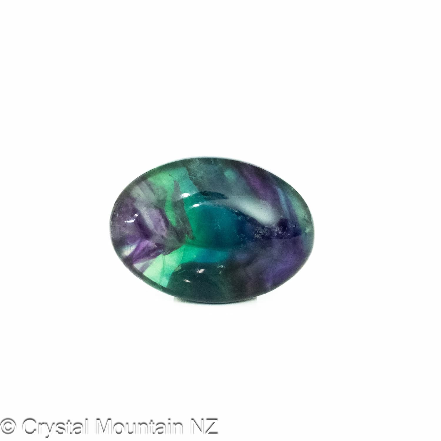 Rainbow Fluorite Palm Stone