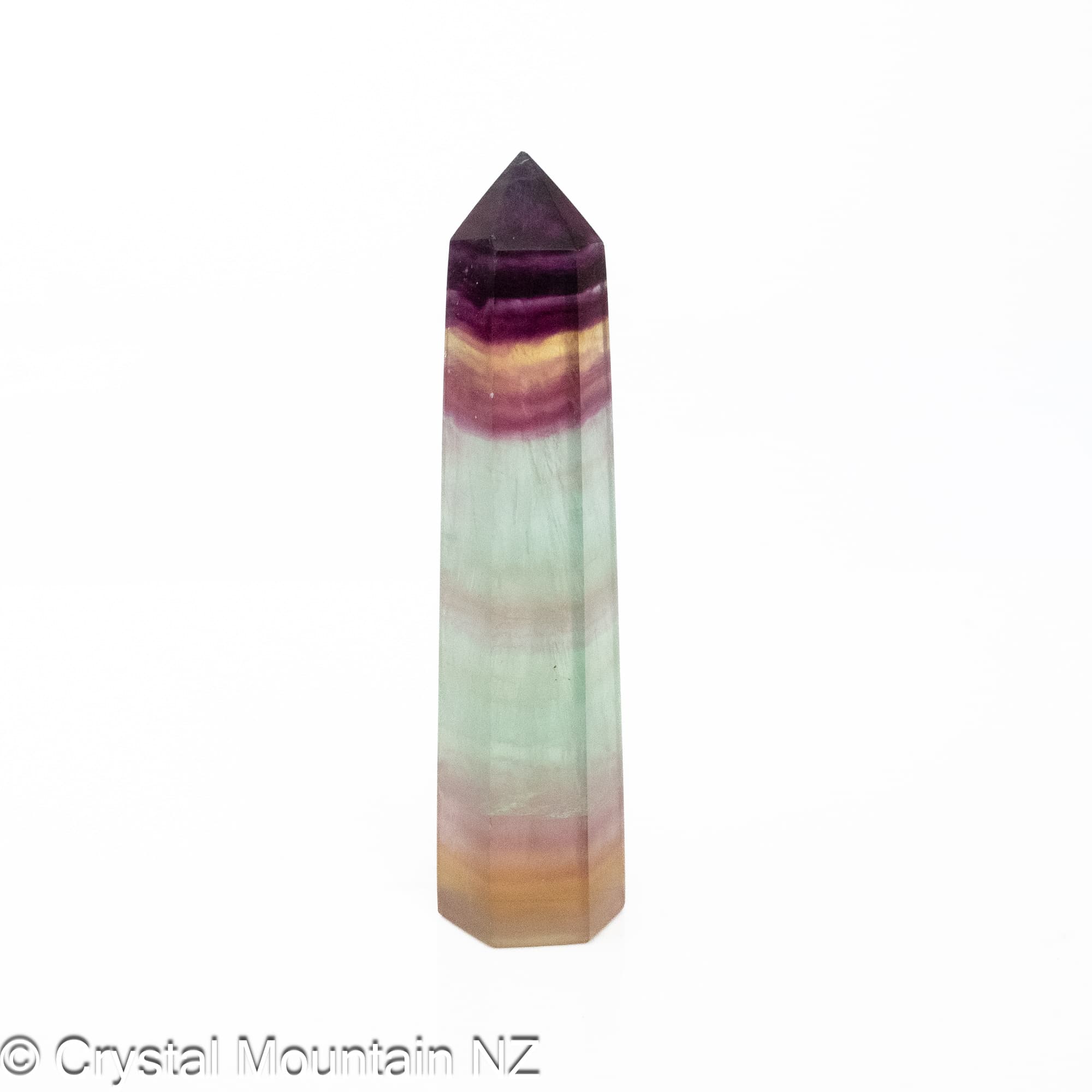 Rainbow Fluorite Point