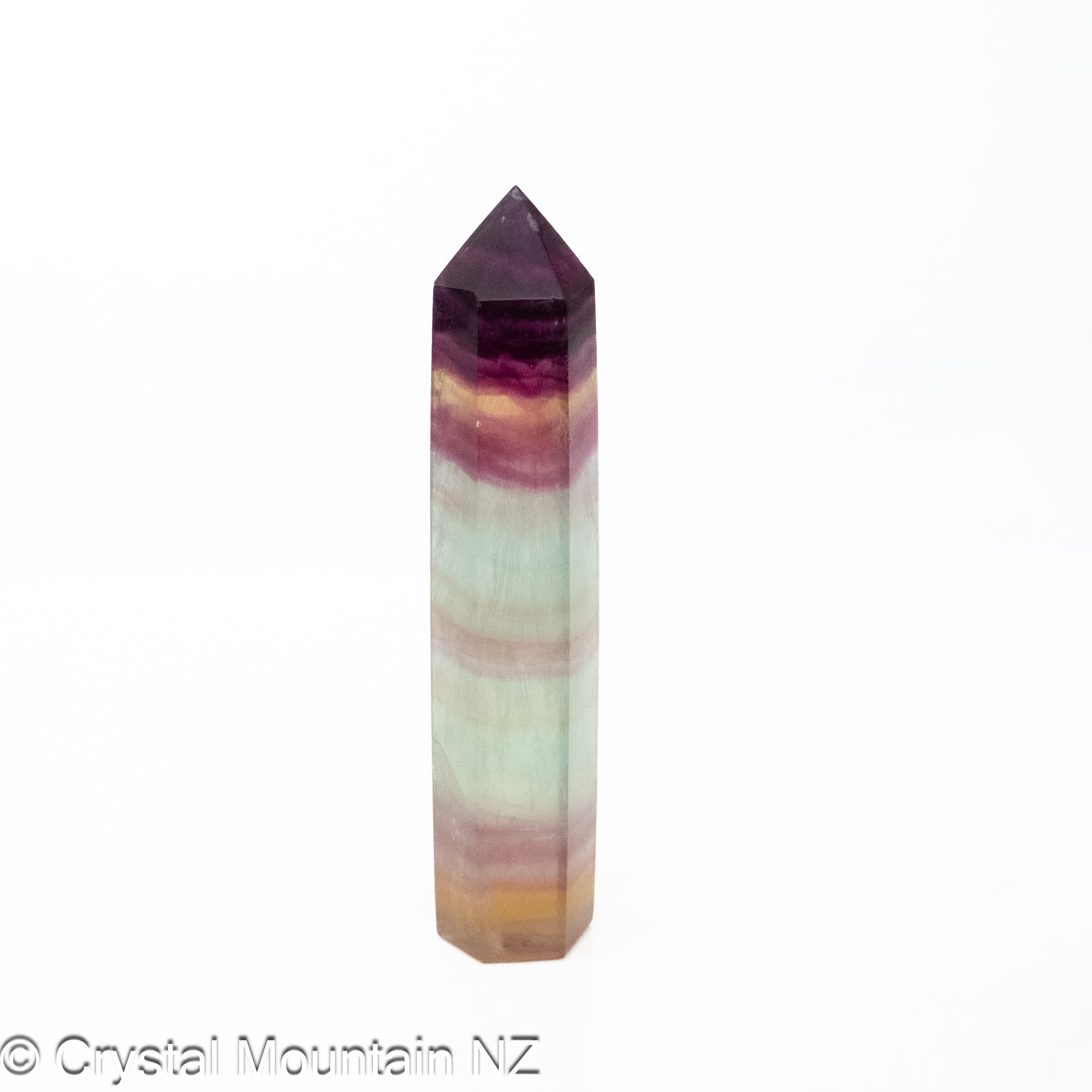 Rainbow Fluorite Point
