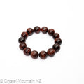 Red Tigers Eye Bead Bracelet 16mm