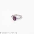Rhodolite Garnet Ring - Silver