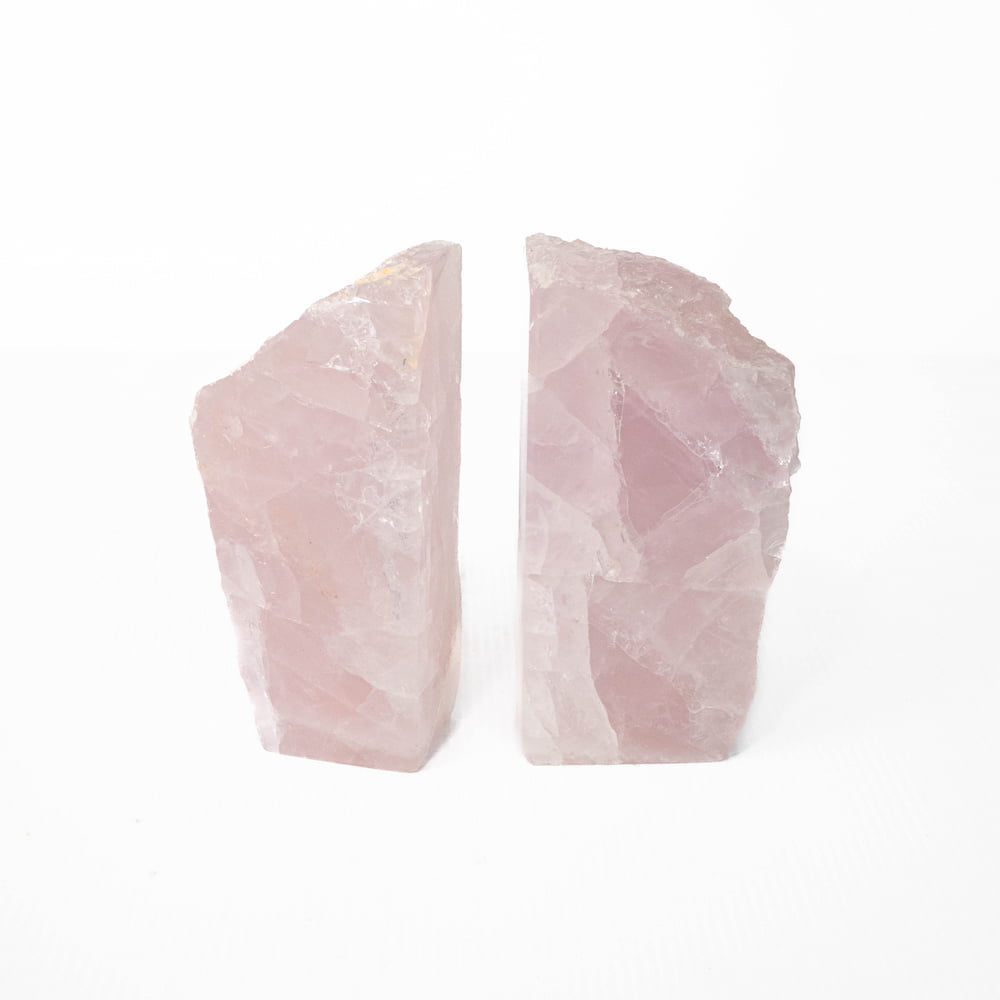 Rose Quartz Bookend