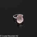 Rose Quartz Ring - Silver