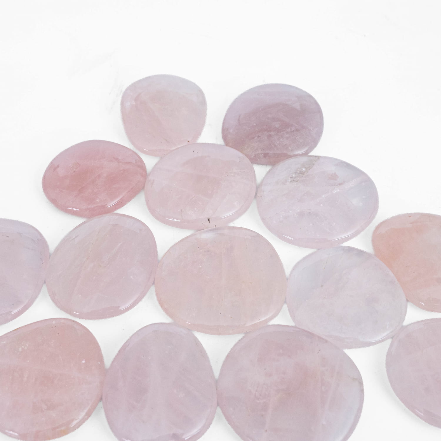Rose Quartz Palm Stone