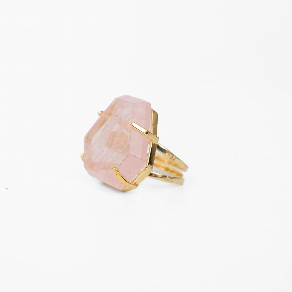 Rose Quartz Ring