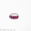 Ruby Ring- Silver