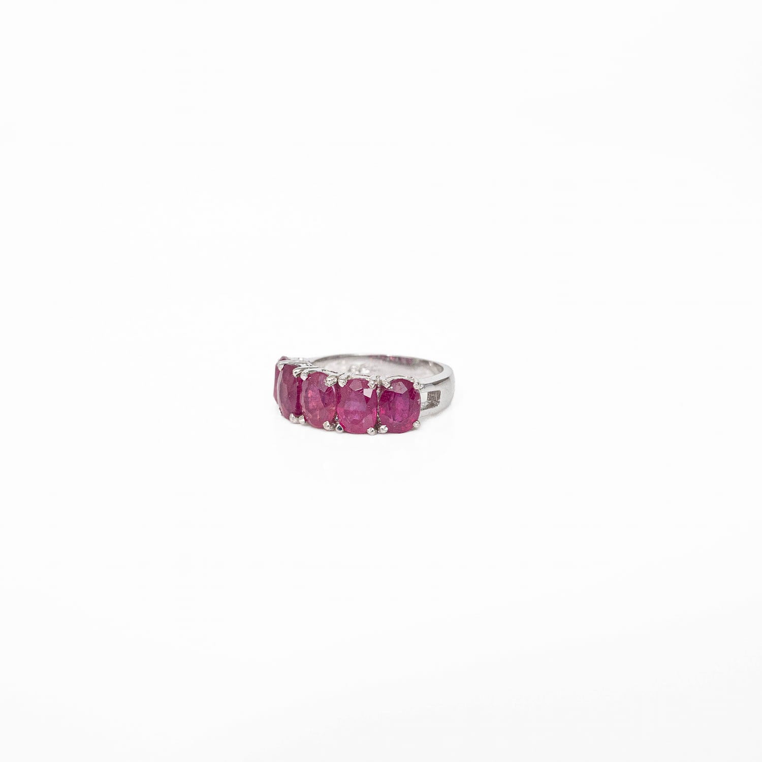 Ruby Silver Ring