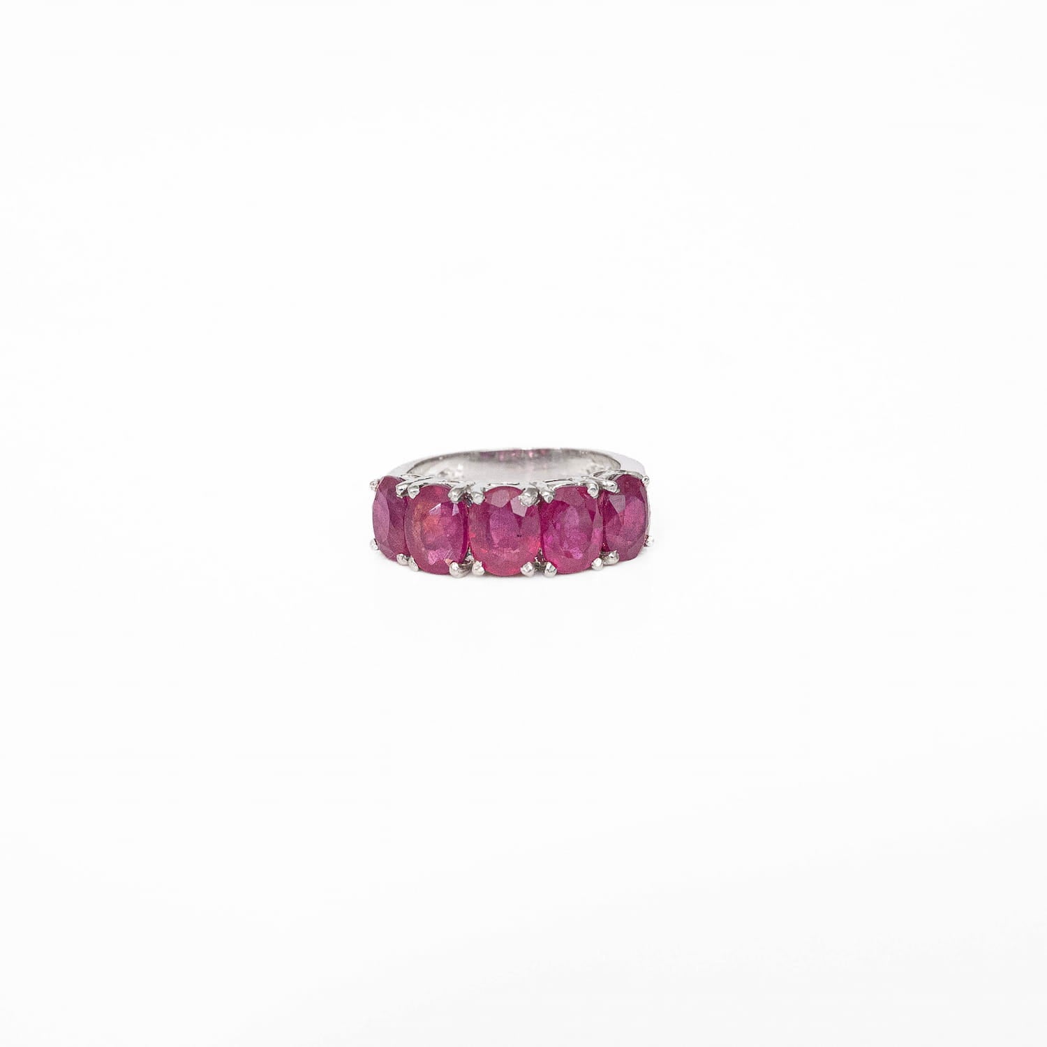 Ruby Silver Ring