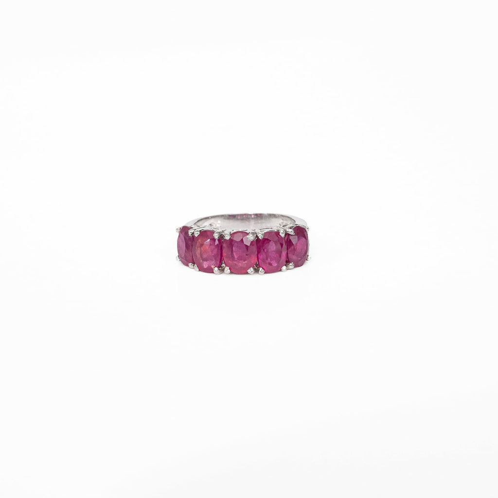 Ruby Silver Ring