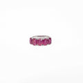Ruby Silver Ring