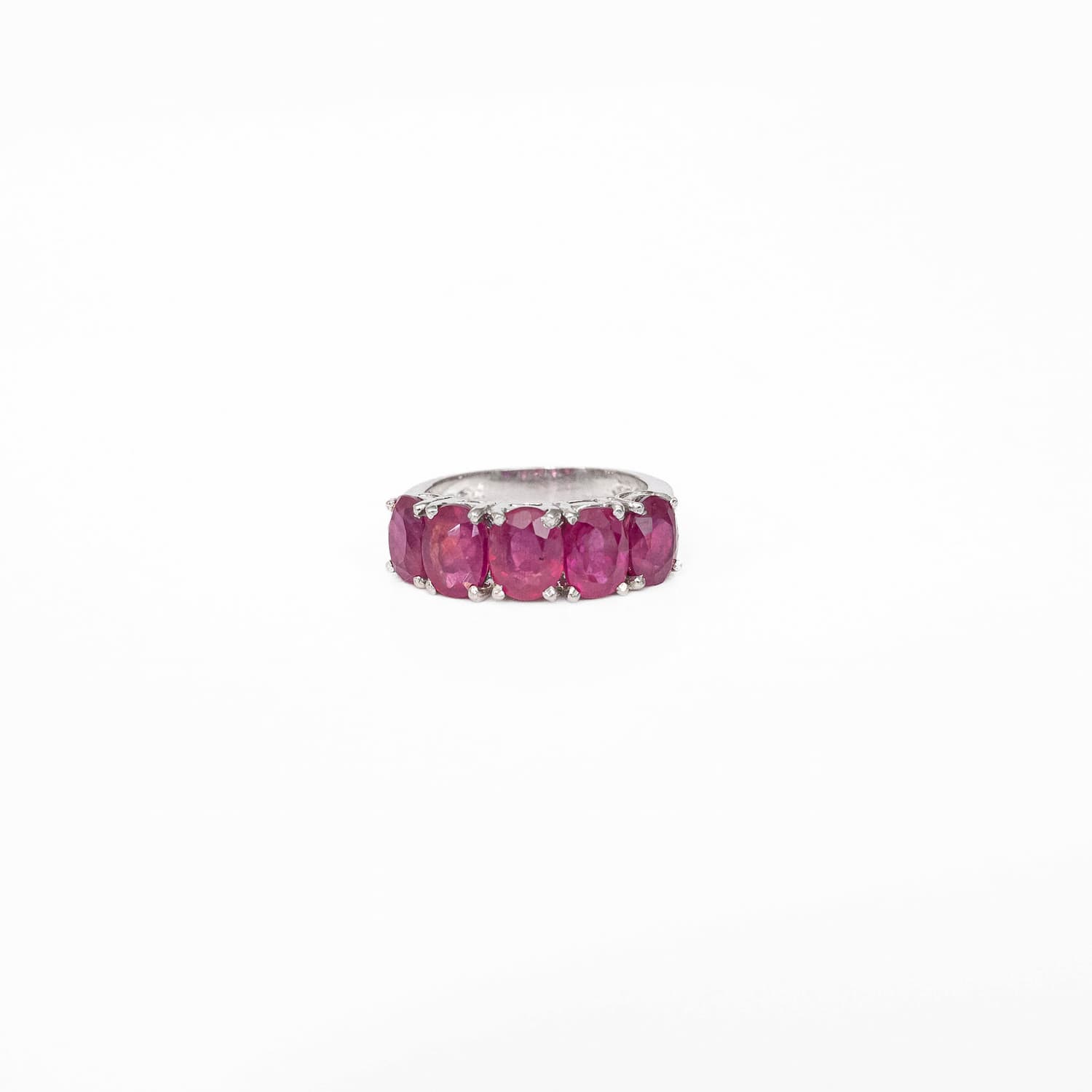 Ruby Silver Ring