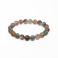Rutilated Quartz Bead Bracelet 10mm