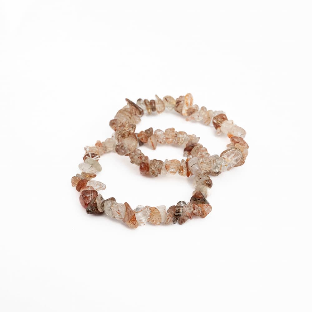 Rutilated Quartz Chip Bracelet