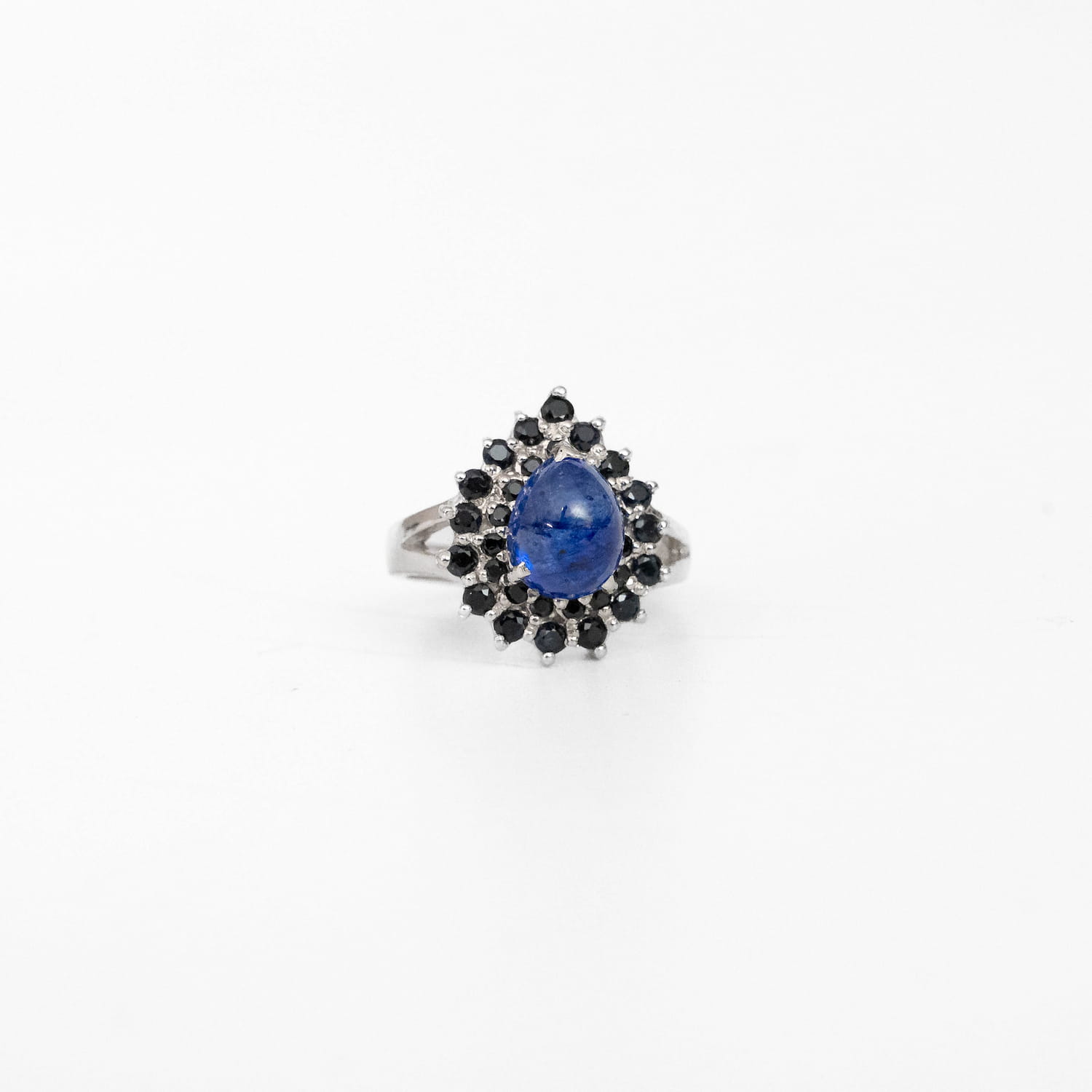 Sapphire Silver Ring