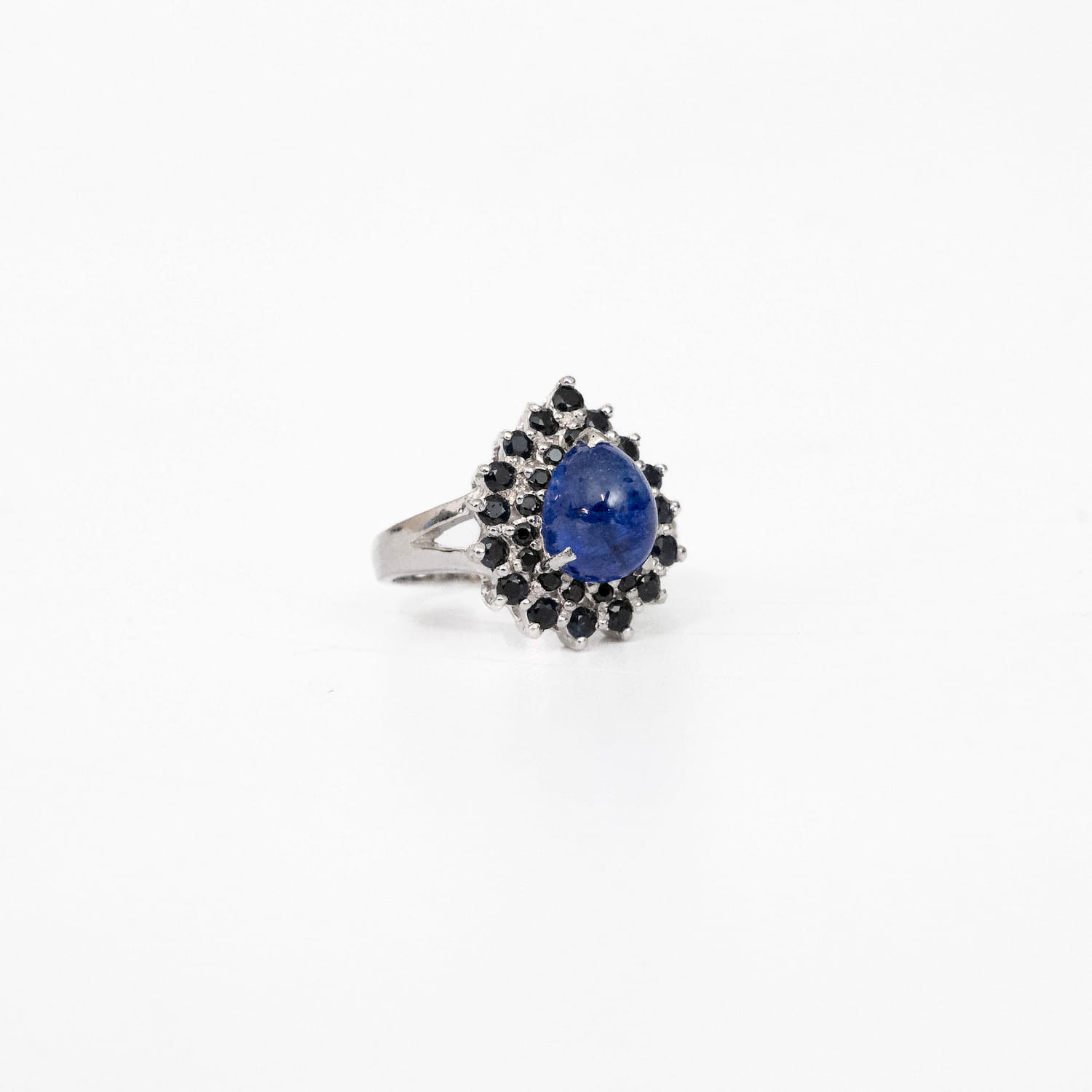 Sapphire Silver Ring
