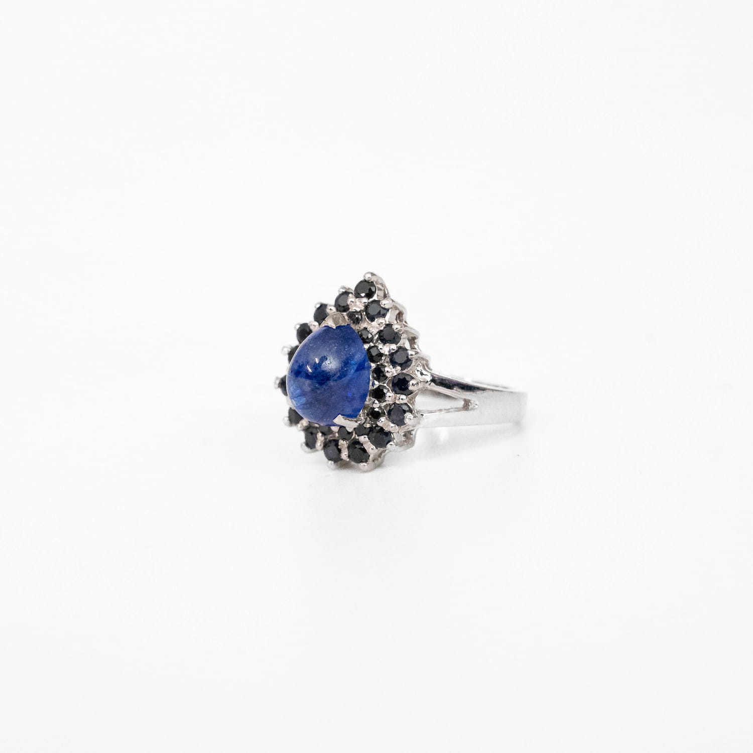 Sapphire Silver Ring
