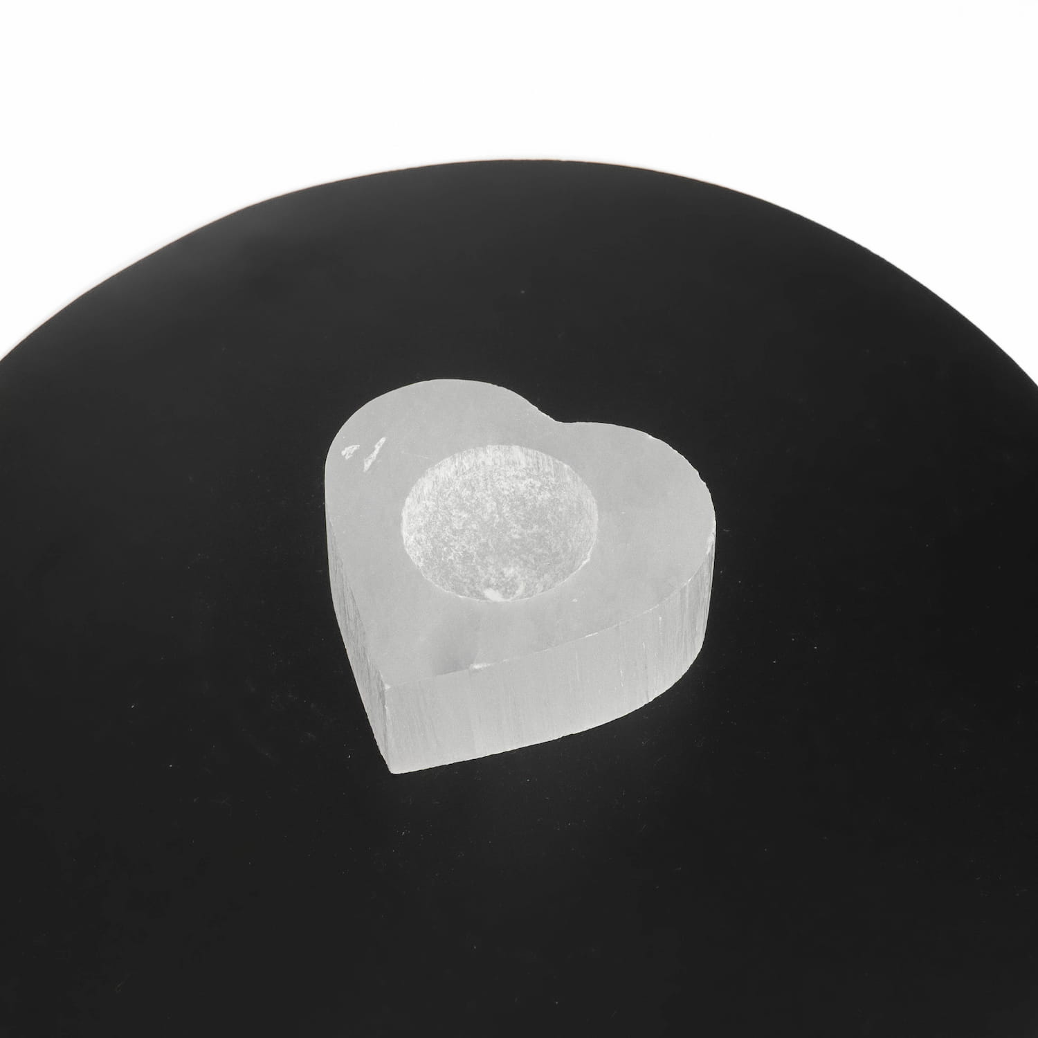 Selenite Candle Holder