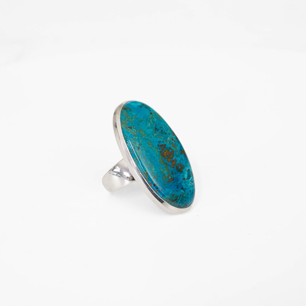 shattuckite Silver ring