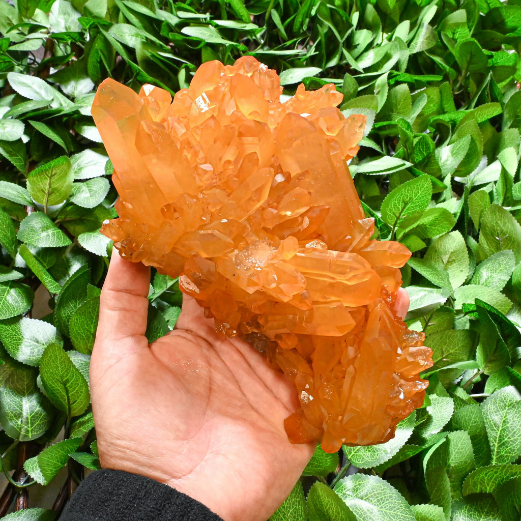 Tangerine Quartz Cluster