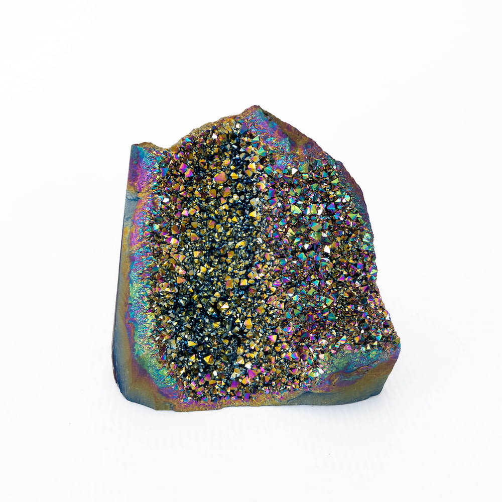 Titanium Coated Amethyst Druze
