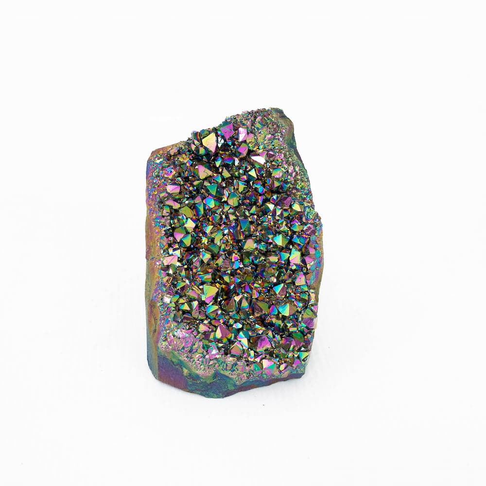 Titanium Coated Amethyst Druze