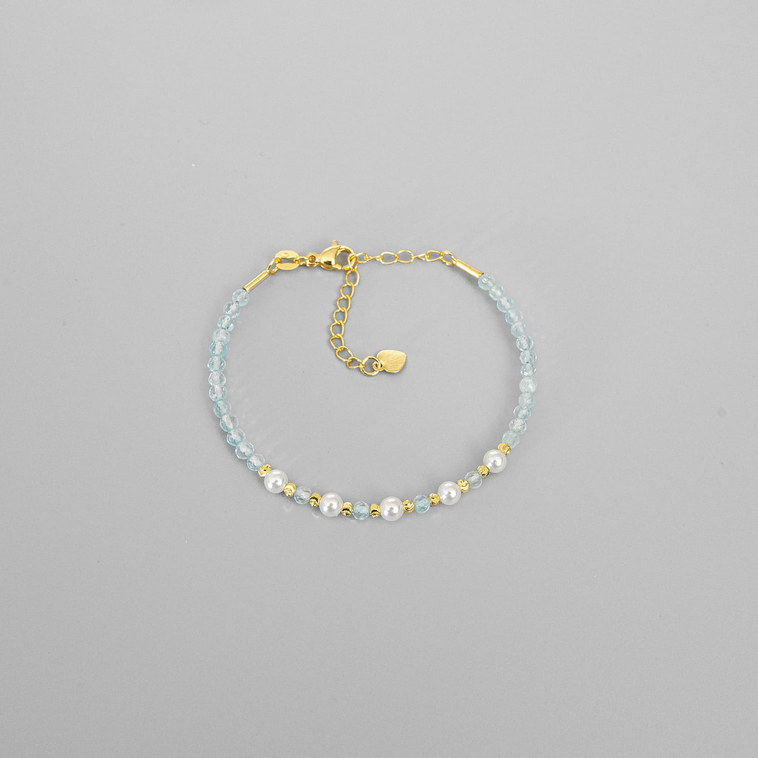 Topaz & Pearl Clasp Bracelet