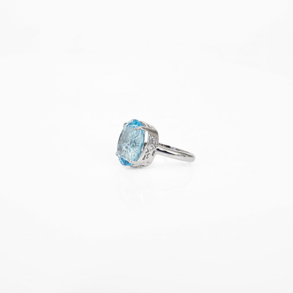 Topaz Silver Ring