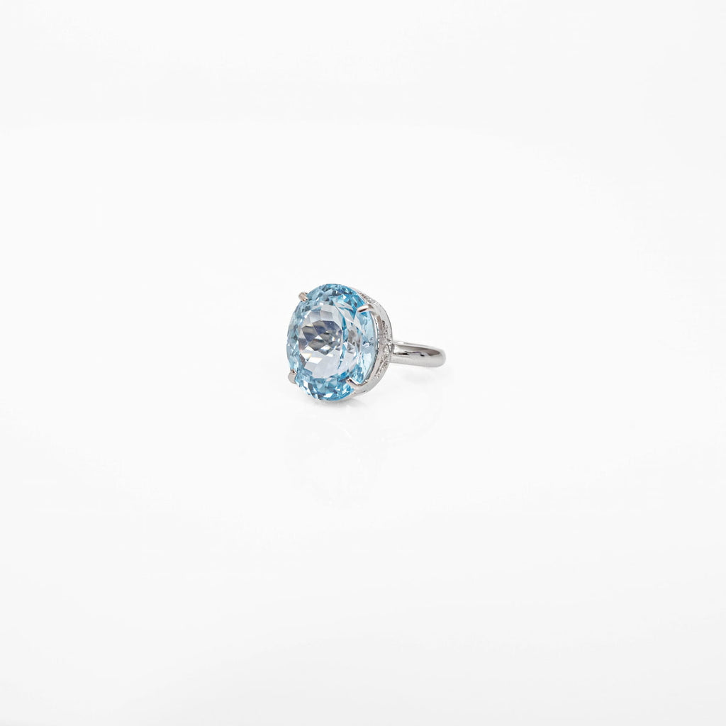 Topaz Silver Ring