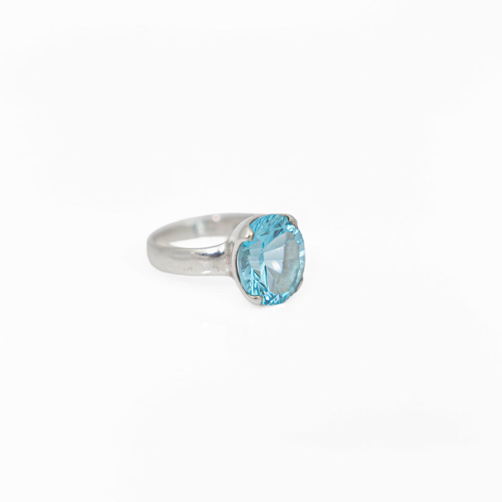 Topaz Silver Ring