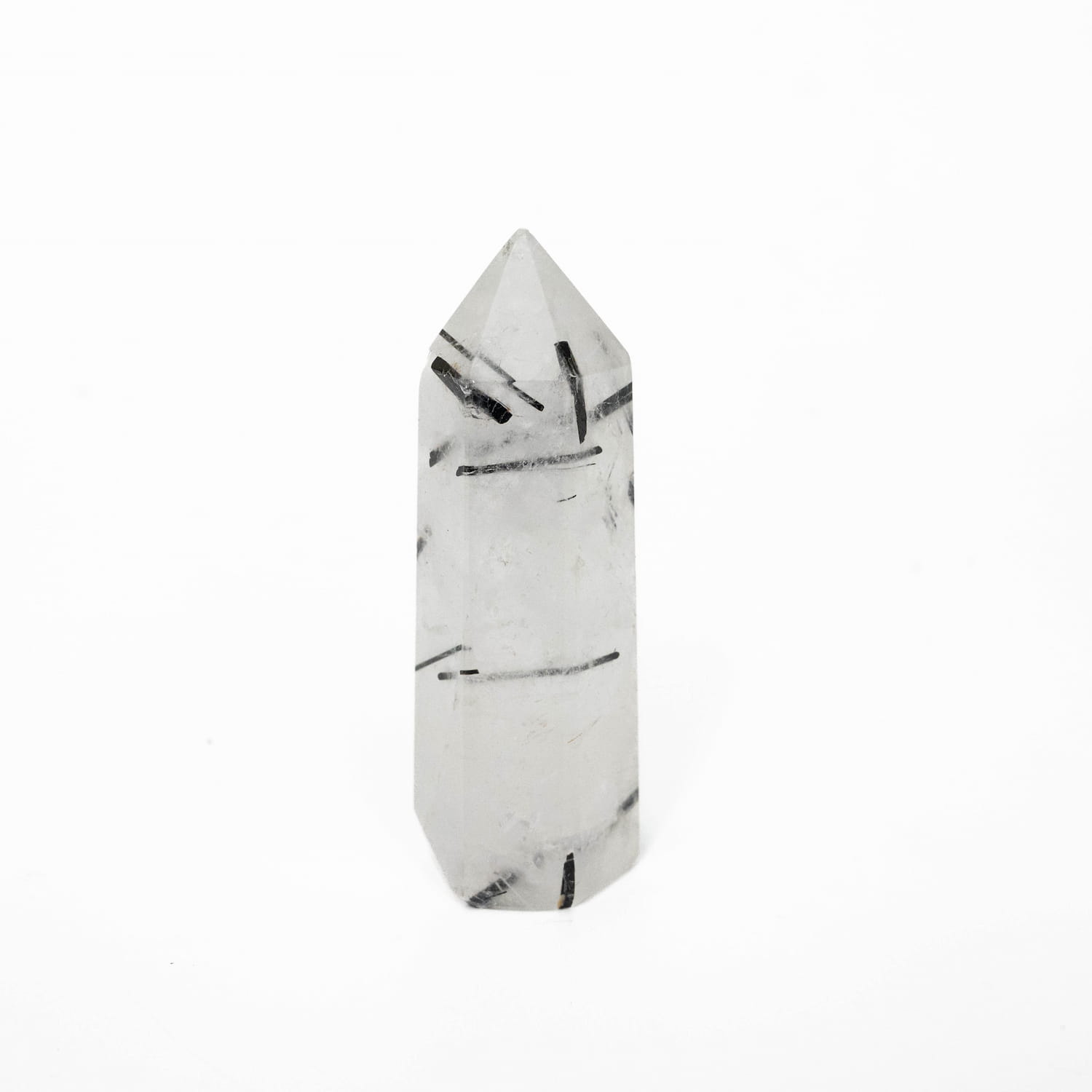 Tourmalinated Quartz Point