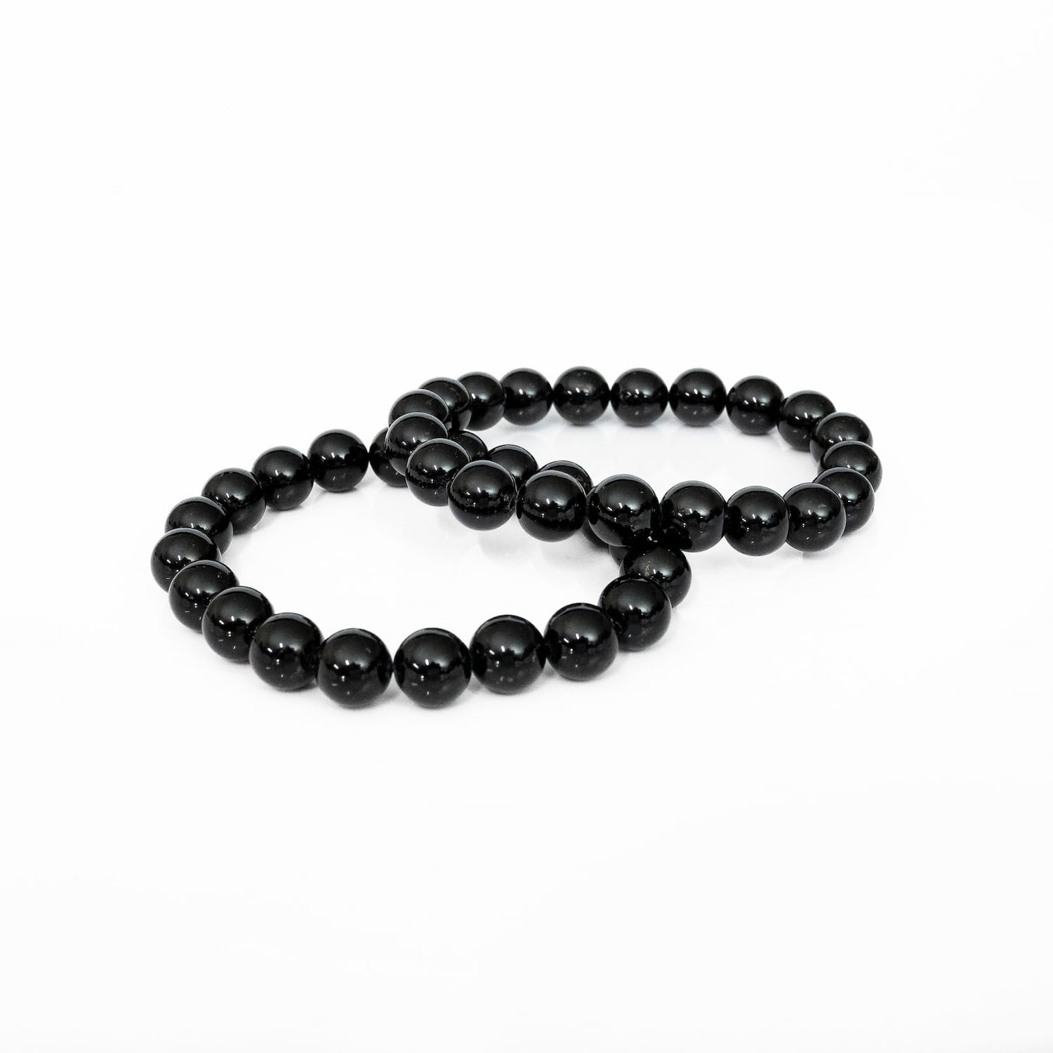 Black Tourmaline Bead Bracelet