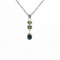 Tourmaline Silver Pendant