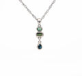 Tourmaline Silver Pendant