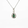 Tourmaline Silver Pendant