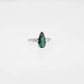 Blue Tourmaline (Indicolite) Silver Ring